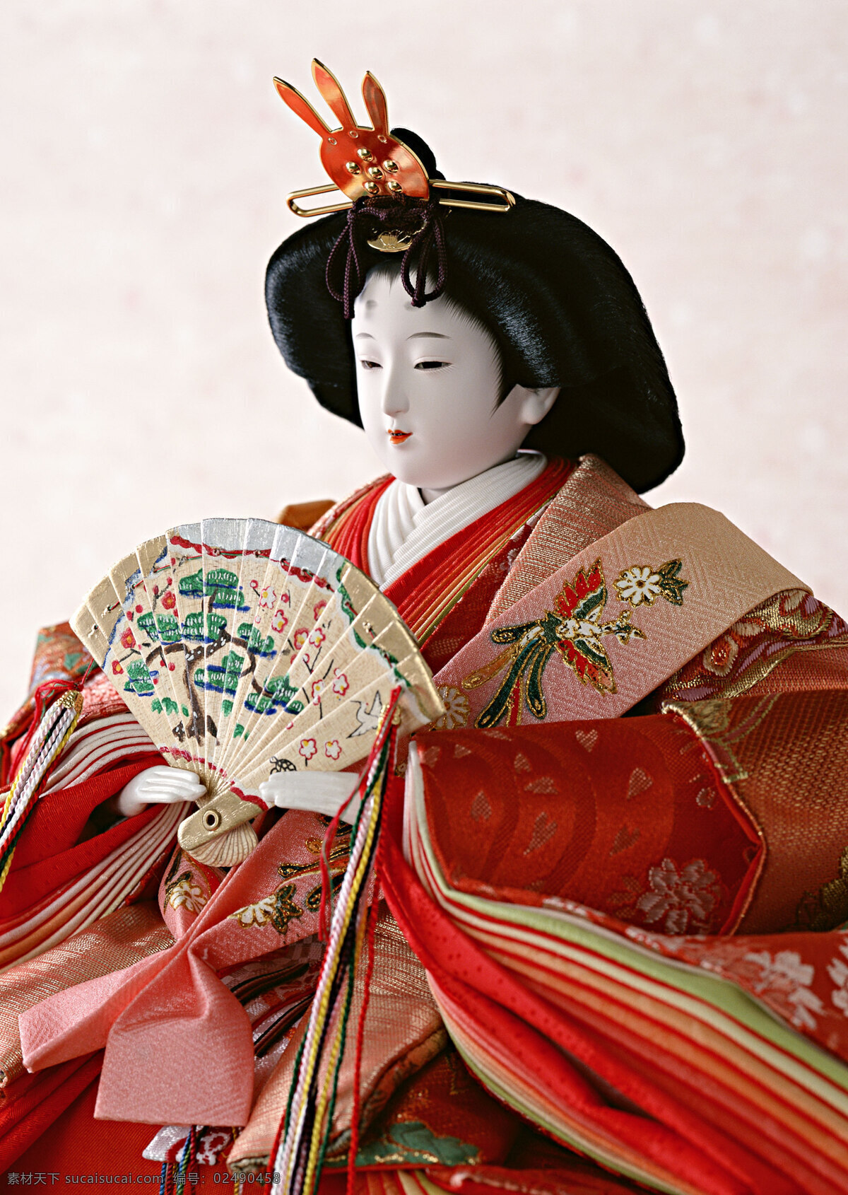日本 女孩 节 布偶