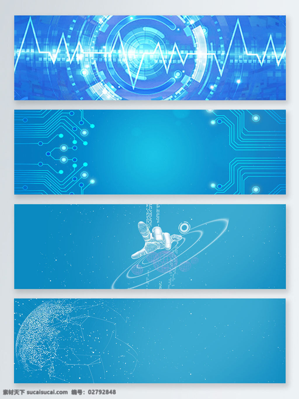 蓝色 科技 商务 电子 数据 卡通 banner 背景 电子产品 大气科技 未来科技