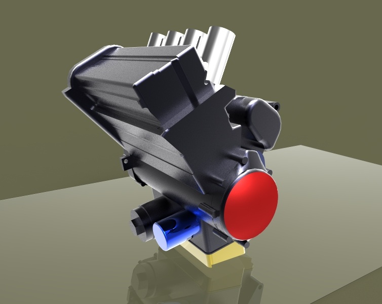雅马哈 发动机 r1 3d模型素材 其他3d模型