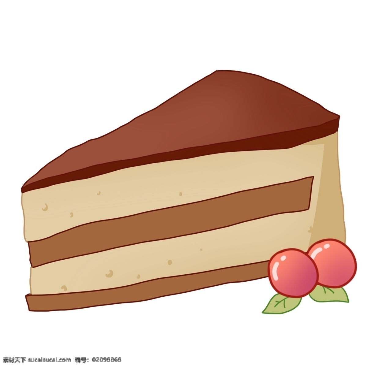 三角形 蛋糕 卡通 插画 三角形蛋糕 美食 食物 卡通蛋糕 美味的蛋糕 烘培 甜品 甜点 下午茶 零食 甜食