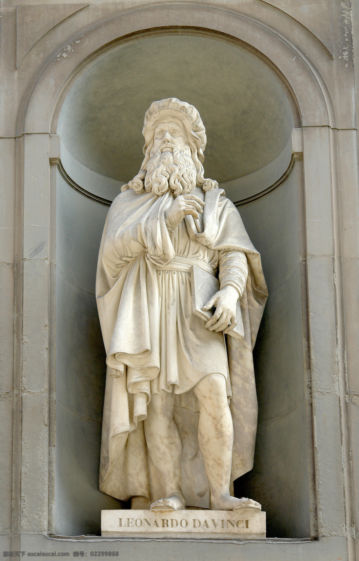 意大利 雕塑 列奥 纳多 达芬奇 佛罗伦萨 文艺复兴三杰 艺术之父 蒙娜丽莎 大理石 文化艺术 美术绘画 摄影图库