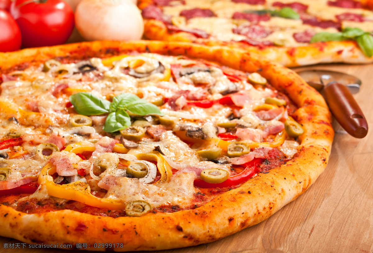 比萨图片素材 比萨 披萨 pizza 食品 番茄 西红柿 菜圈 辣椒 餐饮美食 西餐美食 外国美食