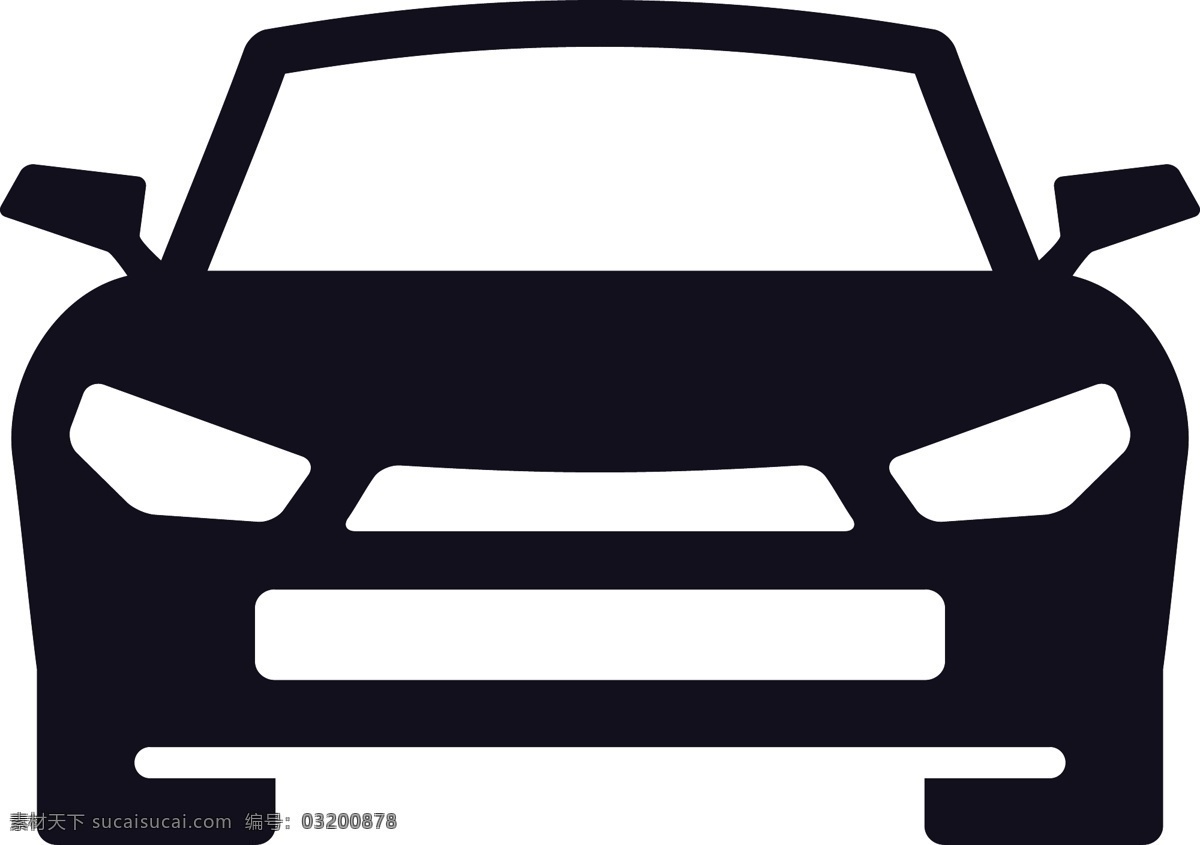汽车图标 手绘 交通工具 矢量 标志 汽车 logo logo设计