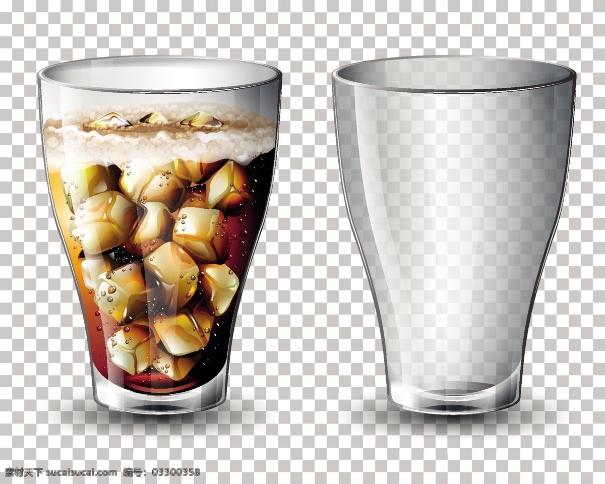 玻璃杯样机 酒杯 空的 样机 玻璃 透明 玻璃杯