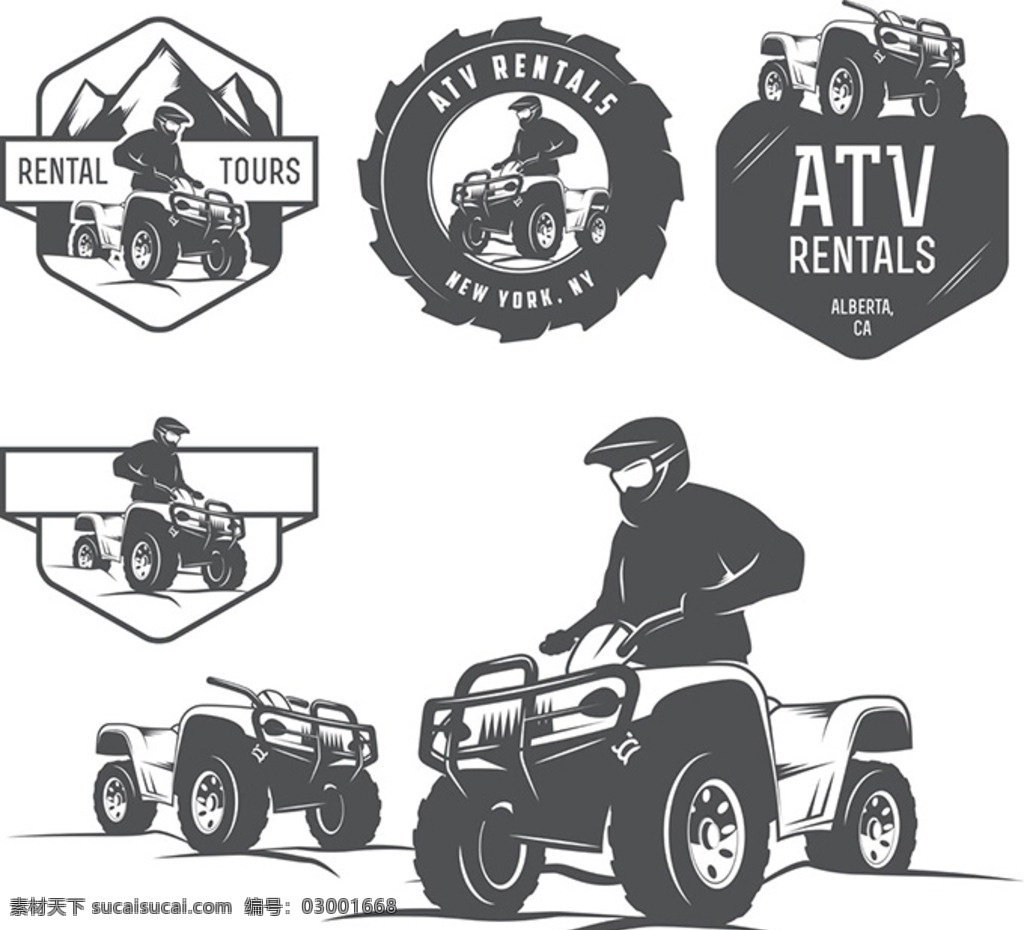 越野车 商标 图标 矢量汽车 车辆 交通工具 摩托车 标贴 icon 标志图标 其他图标
