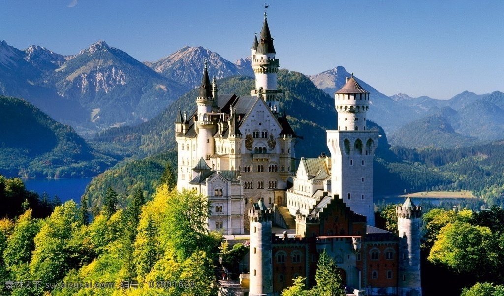 德国 新 天鹅 城堡 天鹅堡 新天鹅城堡 建筑 童话 旅游摄影 国外旅游