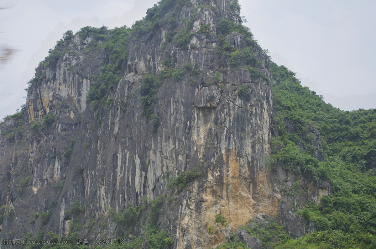 山崩地塌 大山 蜀山 石山 山岭 自然风景 旅游摄影