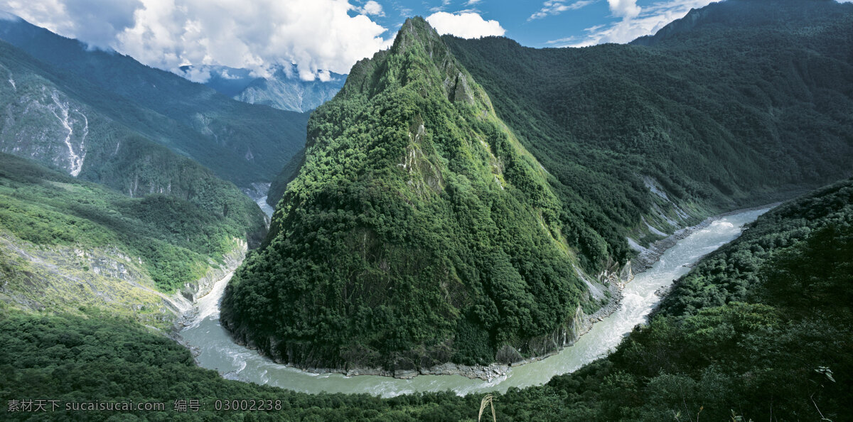 雅鲁藏布 江大 拐弯 中国著名 风景名胜 自然景观 西藏风光 自然风景