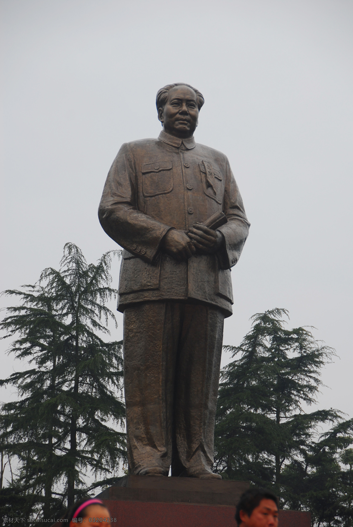 毛主席铜像 开国大典形象 国内旅游 旅游摄影