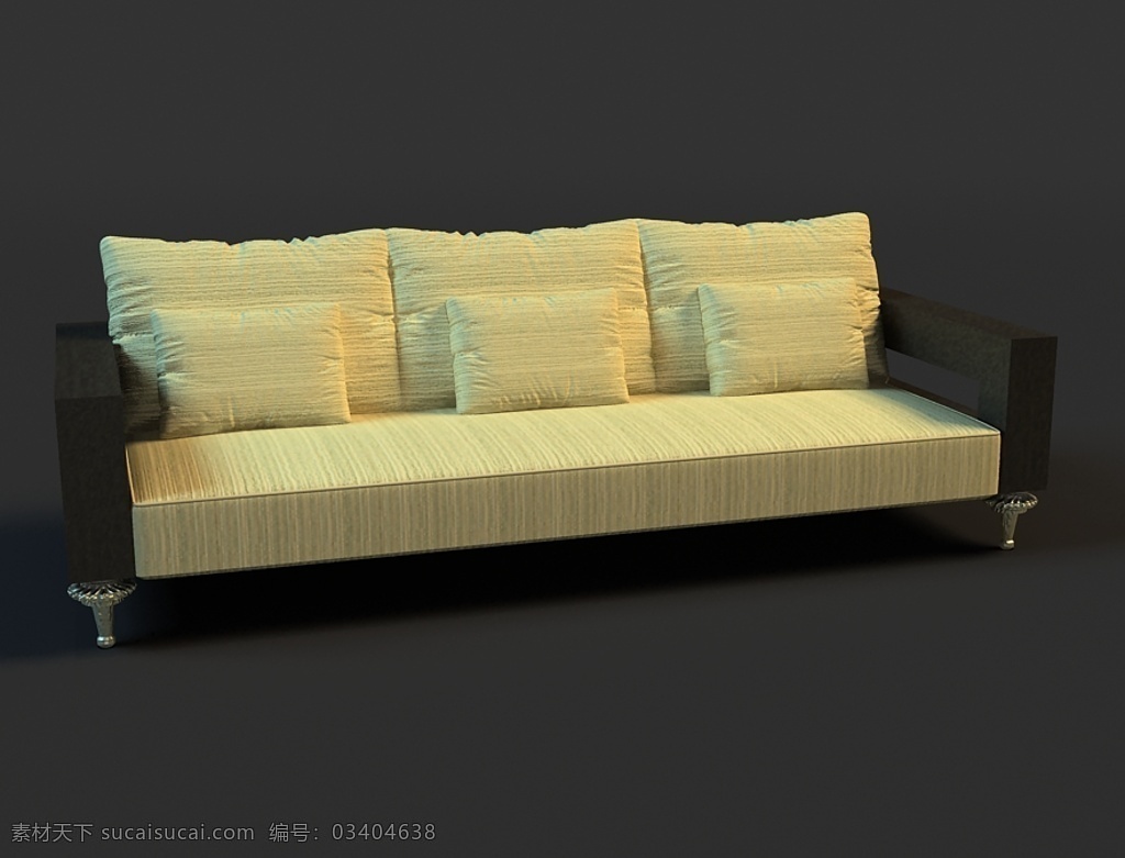 俄罗斯 木质 人 沙发 很多人的沙发 豪华沙发 max 黑色