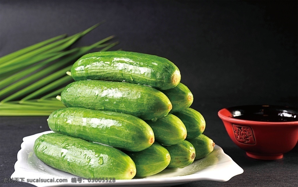 生态小黄瓜 美食 传统美食 餐饮美食 高清菜谱用图