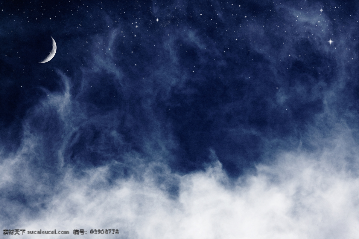 美丽 星空 月亮 月色 美丽月亮 美丽夜晚 月夜 美丽风景 其他风光 风景图片