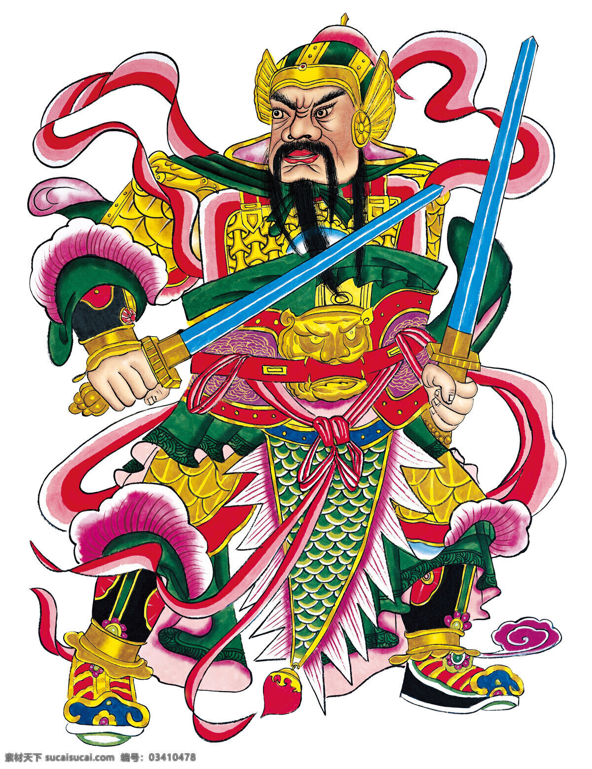 门神 门年画 财神 民俗 美术绘画 国画素材 文化艺术 绘画书法