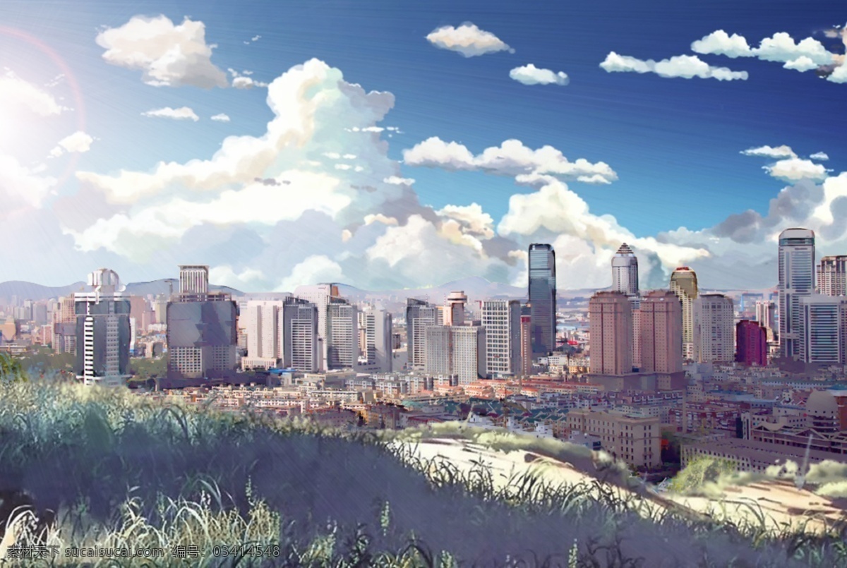 新海 诚 风格 改图 新海诚 动漫改图 照片改图 实景 大连