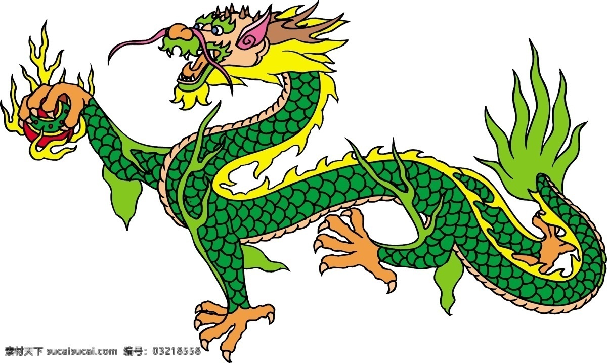 龙图腾 龙 图腾 生物世界 其他生物 矢量图库