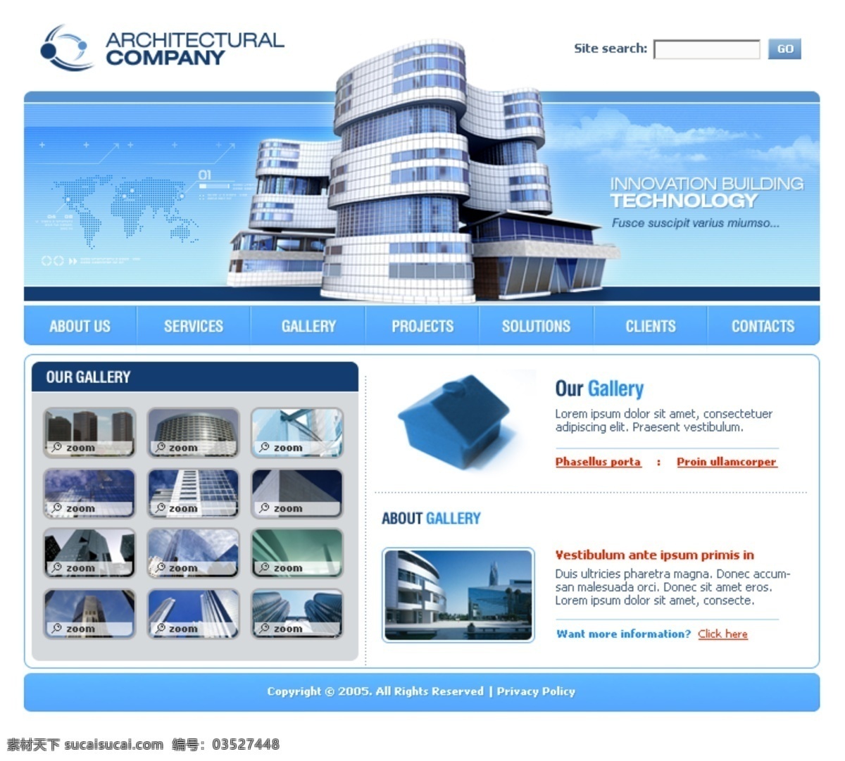 创新 建筑设计 公司 网页模板 建筑 网页素材 网页代码