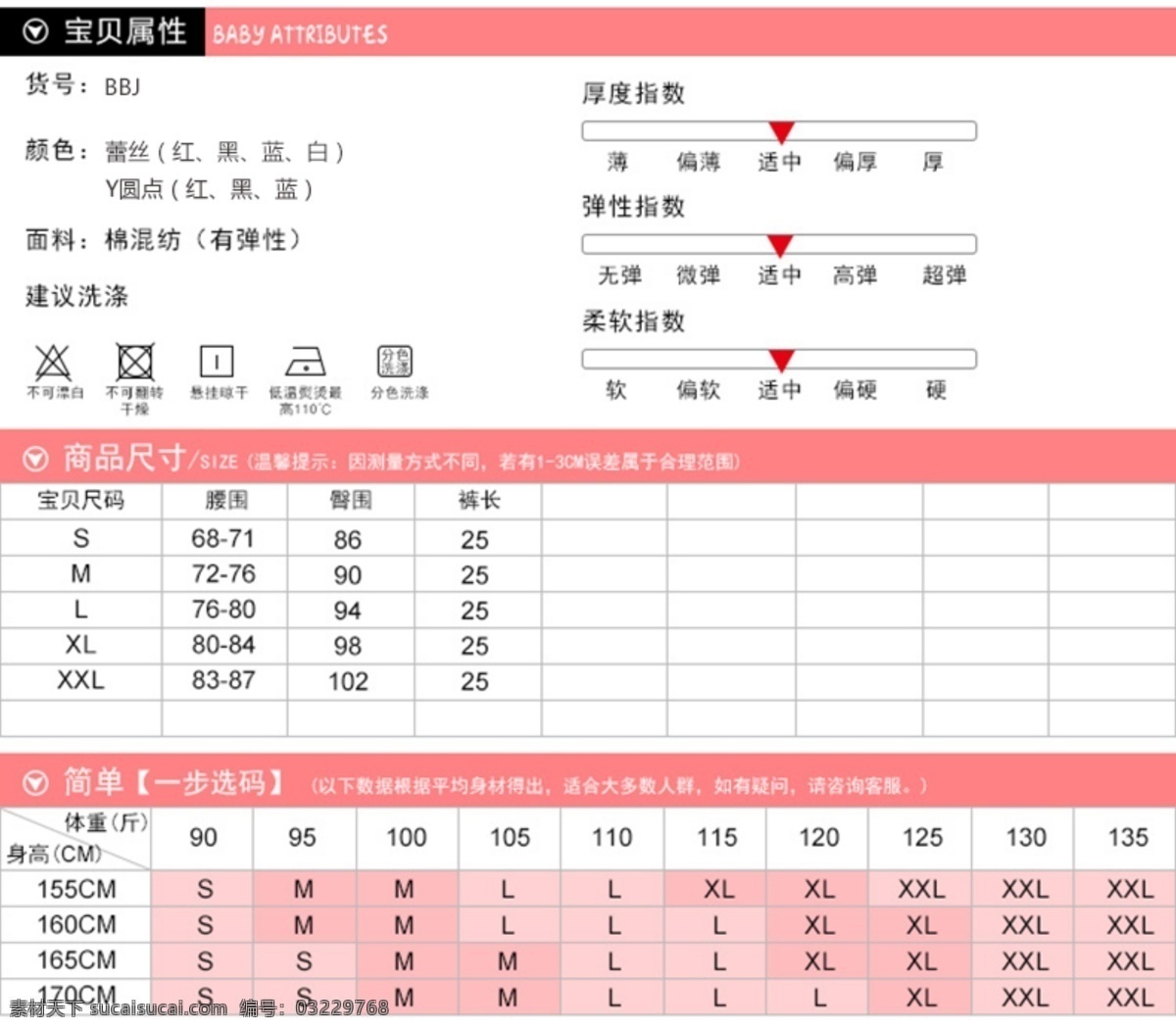 信息 展示 产品信息 详情页模版 信息展示 淘宝素材 其他淘宝素材