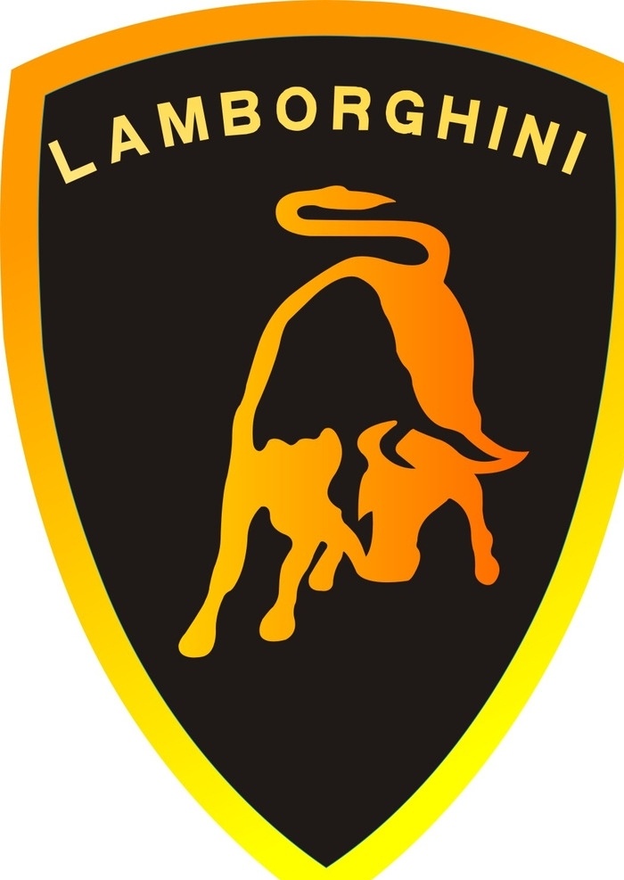 兰博基尼 车标 logo 车的品牌 矢量图 标志图标 其他图标