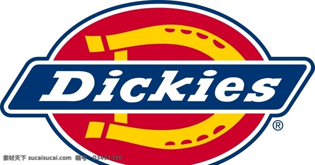 dickies 标志logo 品牌折扣店 标志 美国 1942 标识 logo设计