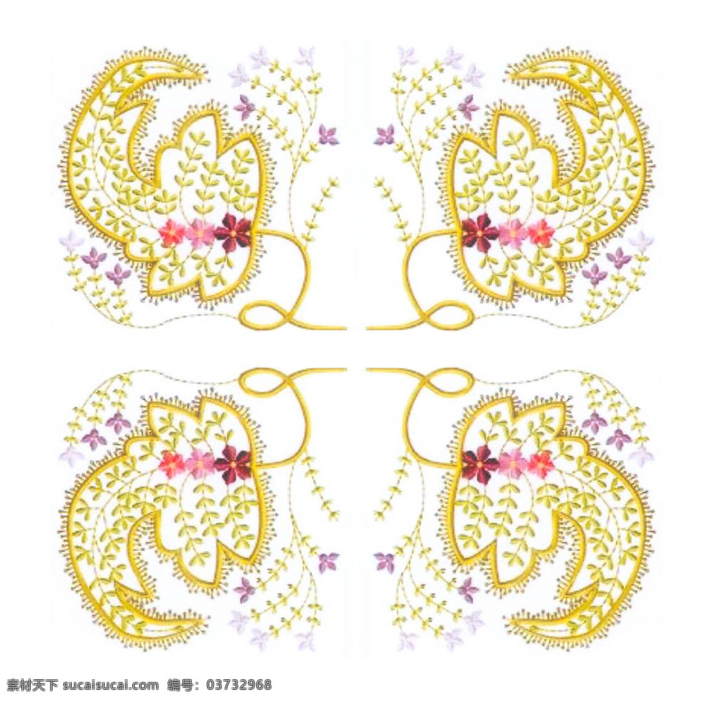 绣花免费下载 服装图案 花边 花朵 绣花 植物 植物花纹 面料图库 服装设计 图案花型