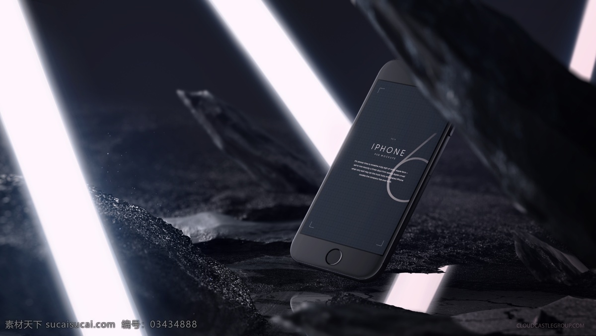 iphone6 海报 iphone 苹果 手机 黑色 广告