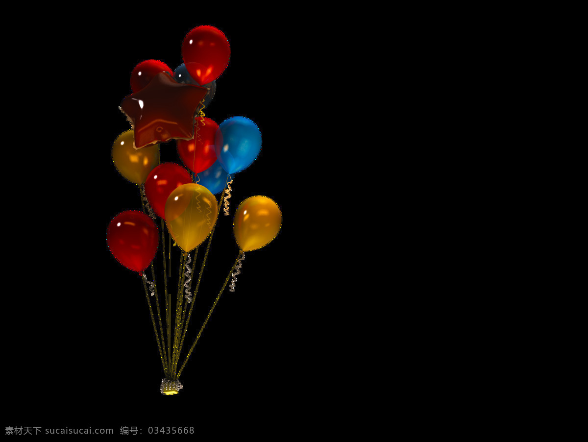 气球 3d 模型 3dmax