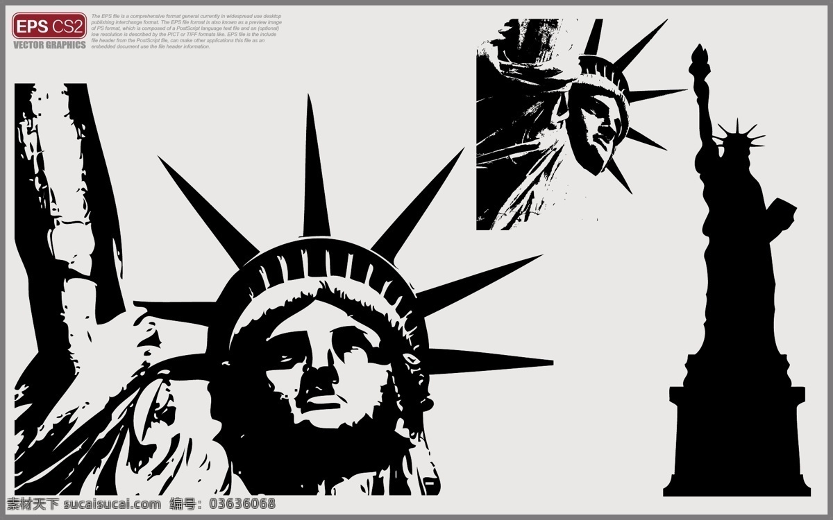 美国 自由 女神像 剪影 女神 矢量 美国雕塑 美国标志 美国地标 底纹 背景 集 底纹背景 底纹边框