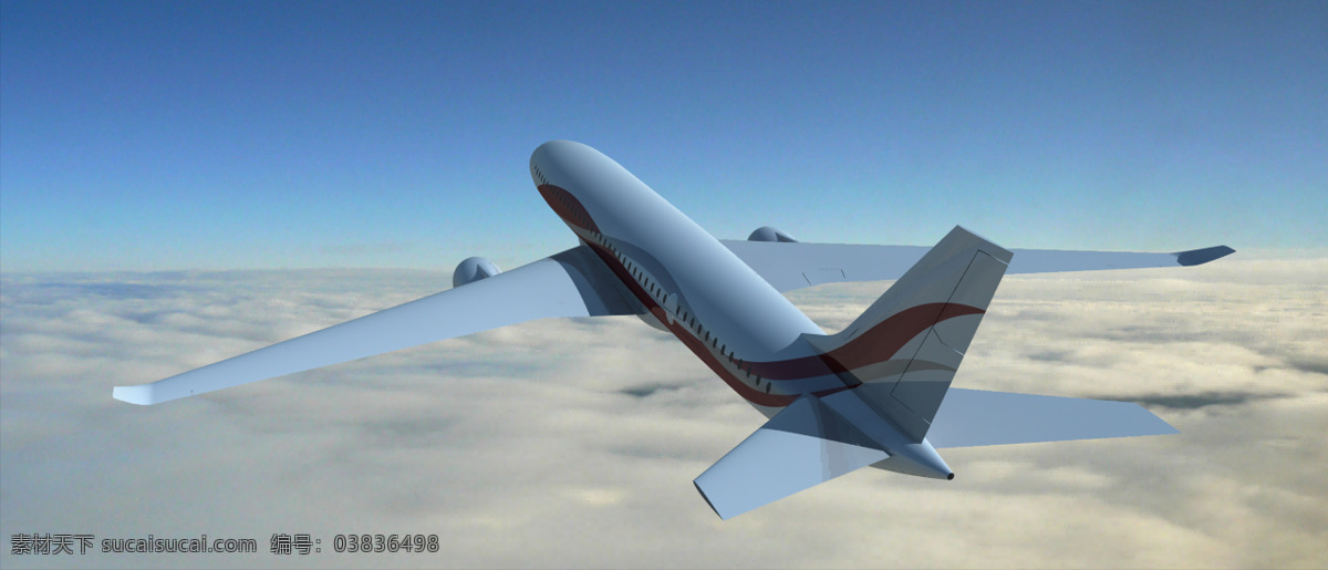 双引擎 飞机 航空 机械设计 航空航天 3d模型素材 建筑模型