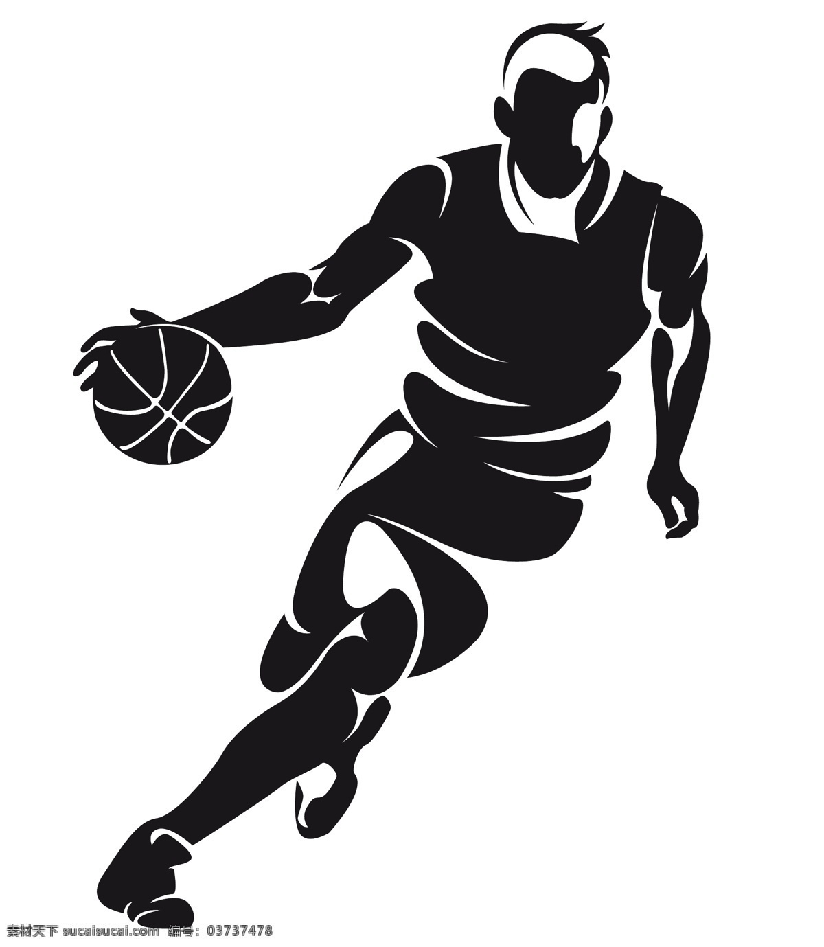篮球运动员 篮球 手绘篮球 运球 人物剪影 轮廓 cba 篮球运动 nba 球篮 basketball 体育运动 矢量 人物图库 职业人物
