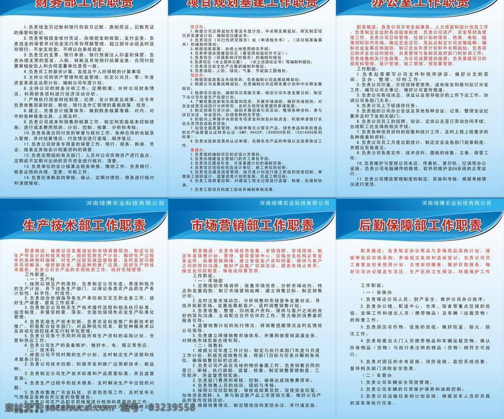 办公室 工作职责 公司 科技 农业 展板模板 制度 农业科技 矢量 模板下载 财务部 项目规划 基建 生产技术部 市场营销部 后勤保障部 绿博 公司制度大全 其他展板设计