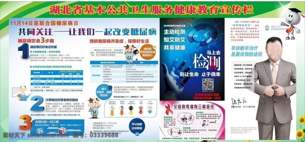 健康教育 2018 年第 六 期 副本 艾滋检测 糖尿病 世界慢阻肺日 艾滋病 传播途径 展板设计 生活百科 医疗保健
