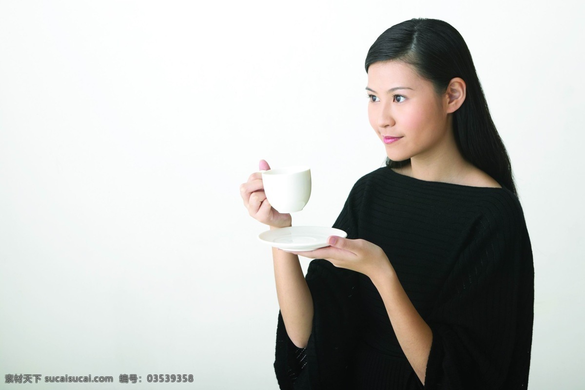 喝茶的女人 喝茶 女人 美女 优雅 富贵 人物图库 日常生活 摄影图库