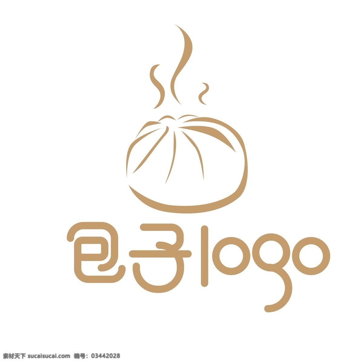 原创 中国 风 logo 包子铺 包子 中国风 早餐 早餐店 早茶