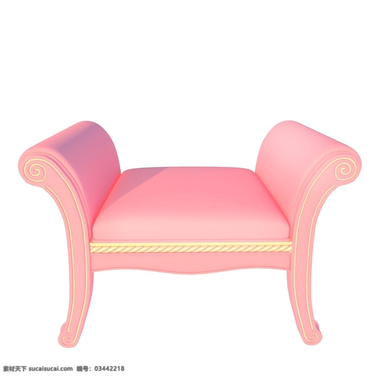 沙发 新 样式 单人座 粉色 柔色