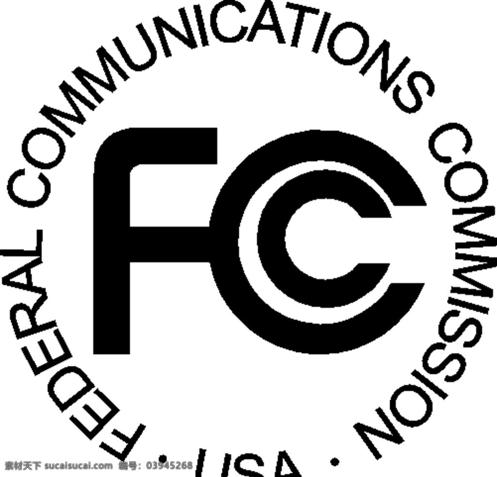 fc认证图标 美国联邦准则 fc 认证图标 标记 标志图标 公共标识标志