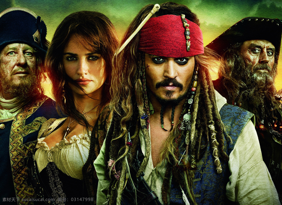 加勒比 海盗 电影 海宝 加勒比海盗 杰克船长 影视娱乐 文化艺术
