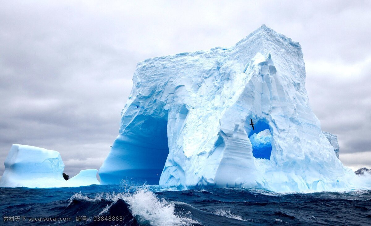 海面冰山 海面 冰山 冰雪 桌面 风景 背景 自然景观 自然风景