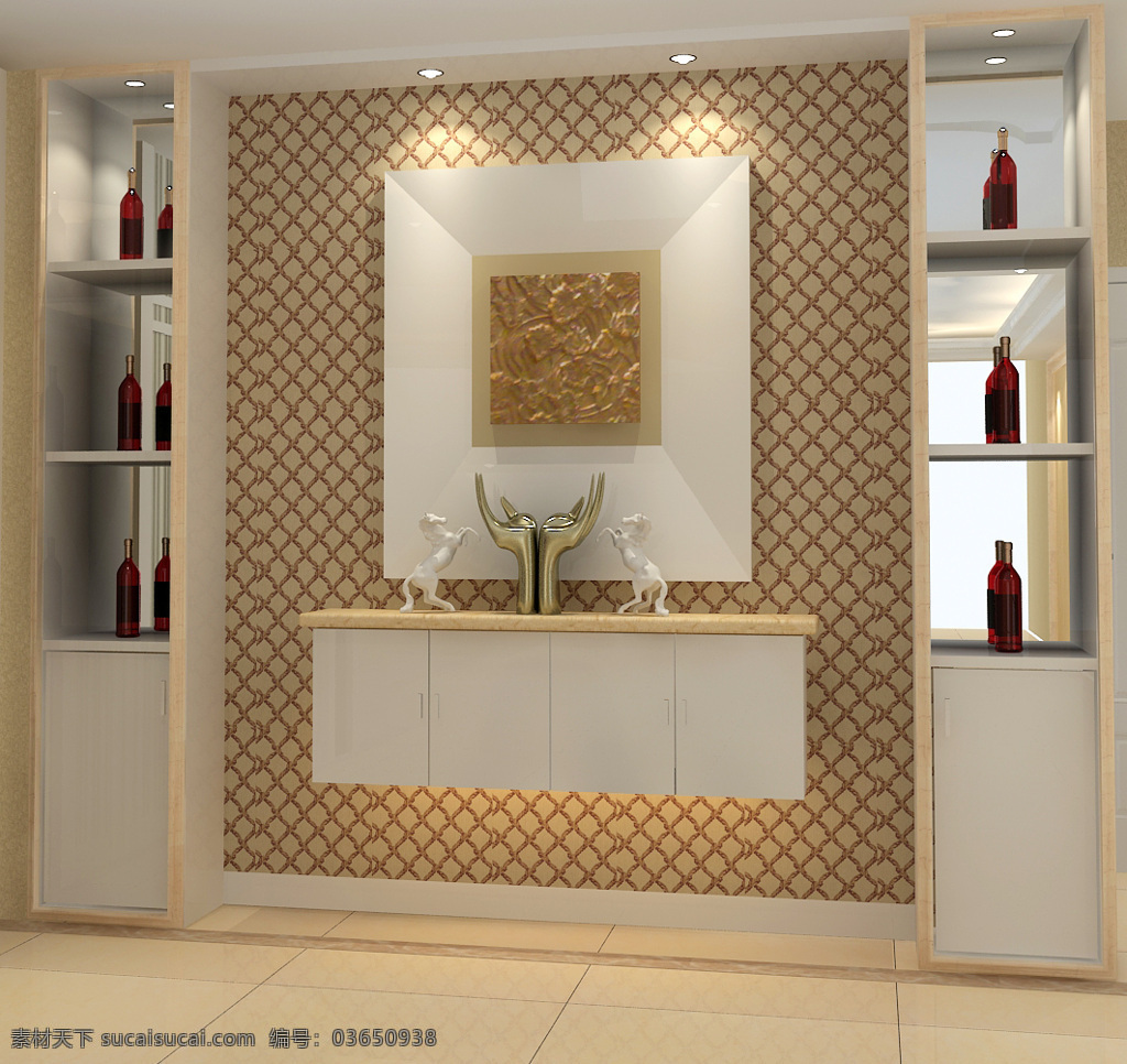金 水岸 3d效果图 背景 环境设计 酒柜 室内设计 室内效果图 金和水岸 家居装饰素材