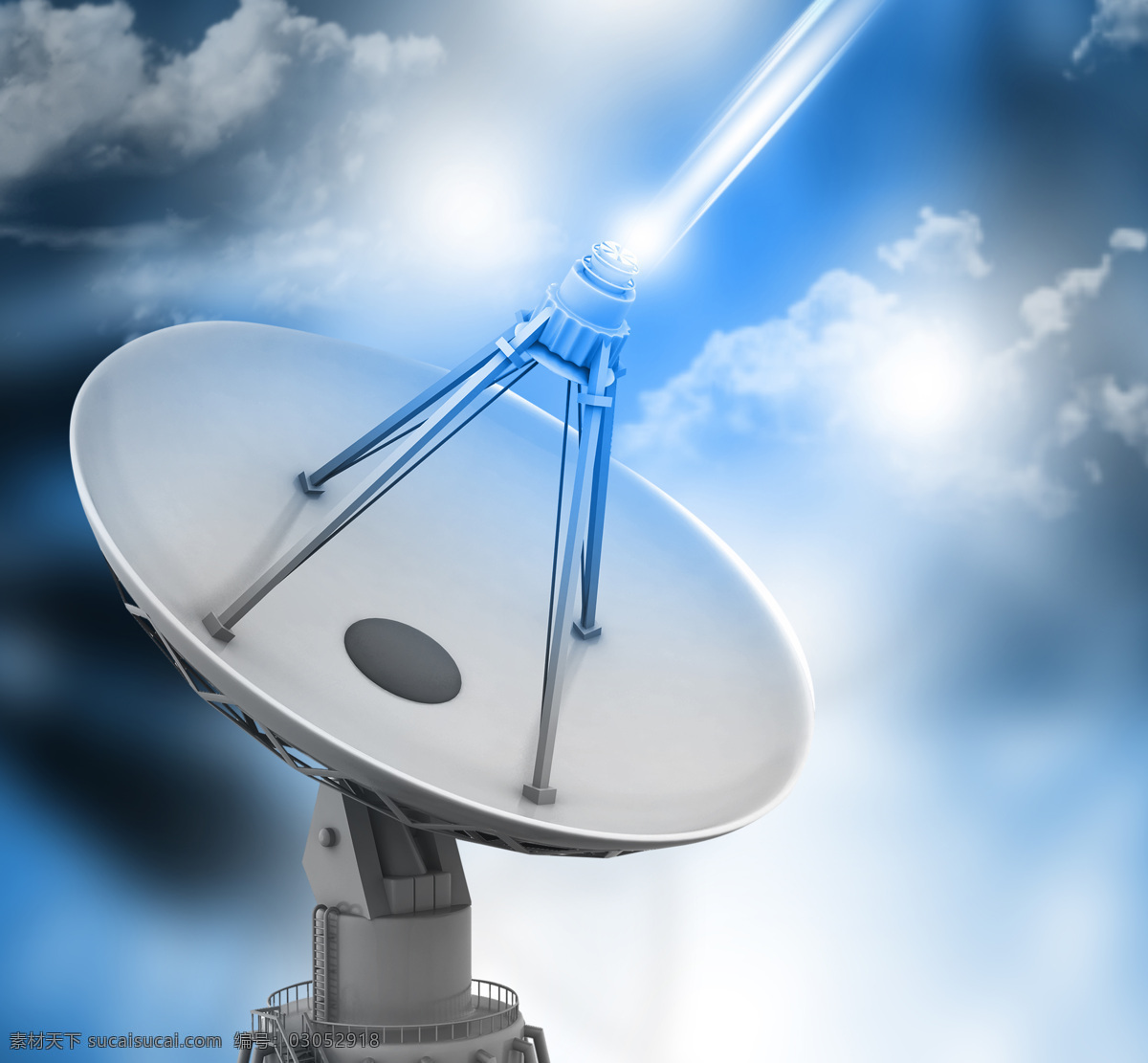 接收 信号 接收器 蓝天 铁架 卫星接收 信号塔 高科技 信息 通讯网络 现代科技