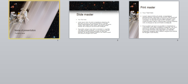 哈勃望远镜 科技 模板