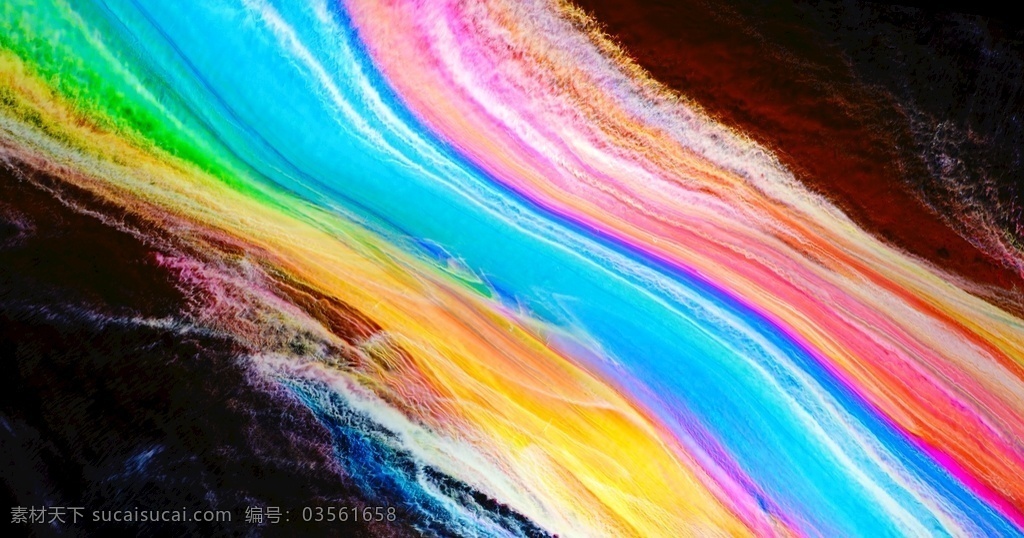 多彩 抽象 背景图片 背景 大海 海浪 五彩斑斓 彩虹 河