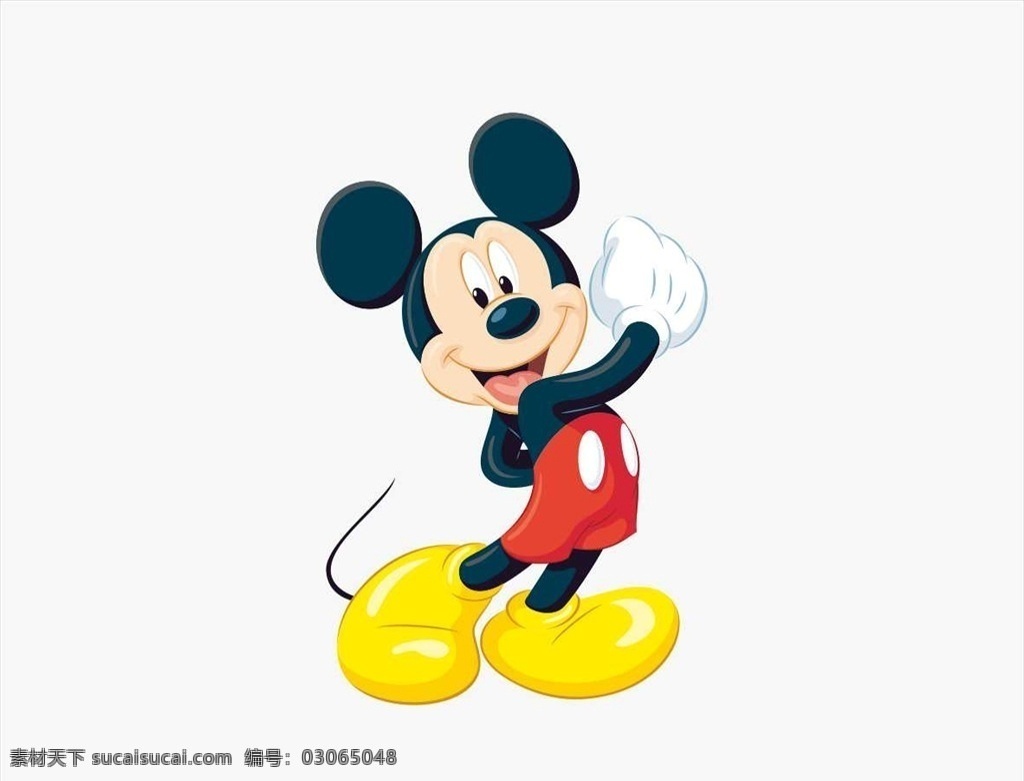 矢量米奇 米奇 迪士尼 米老鼠 可爱 老鼠 卡通人物 矢量素材