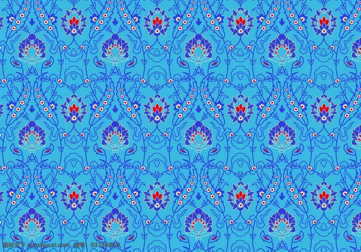 无缝 花卉 图案 模式 背景 壁纸 装饰 装修 无缝的 时髦的 抽象的 几何 随机的形状 花 花瓣 伊斯兰 矢量 蓝色 佩斯利背景 羊绒