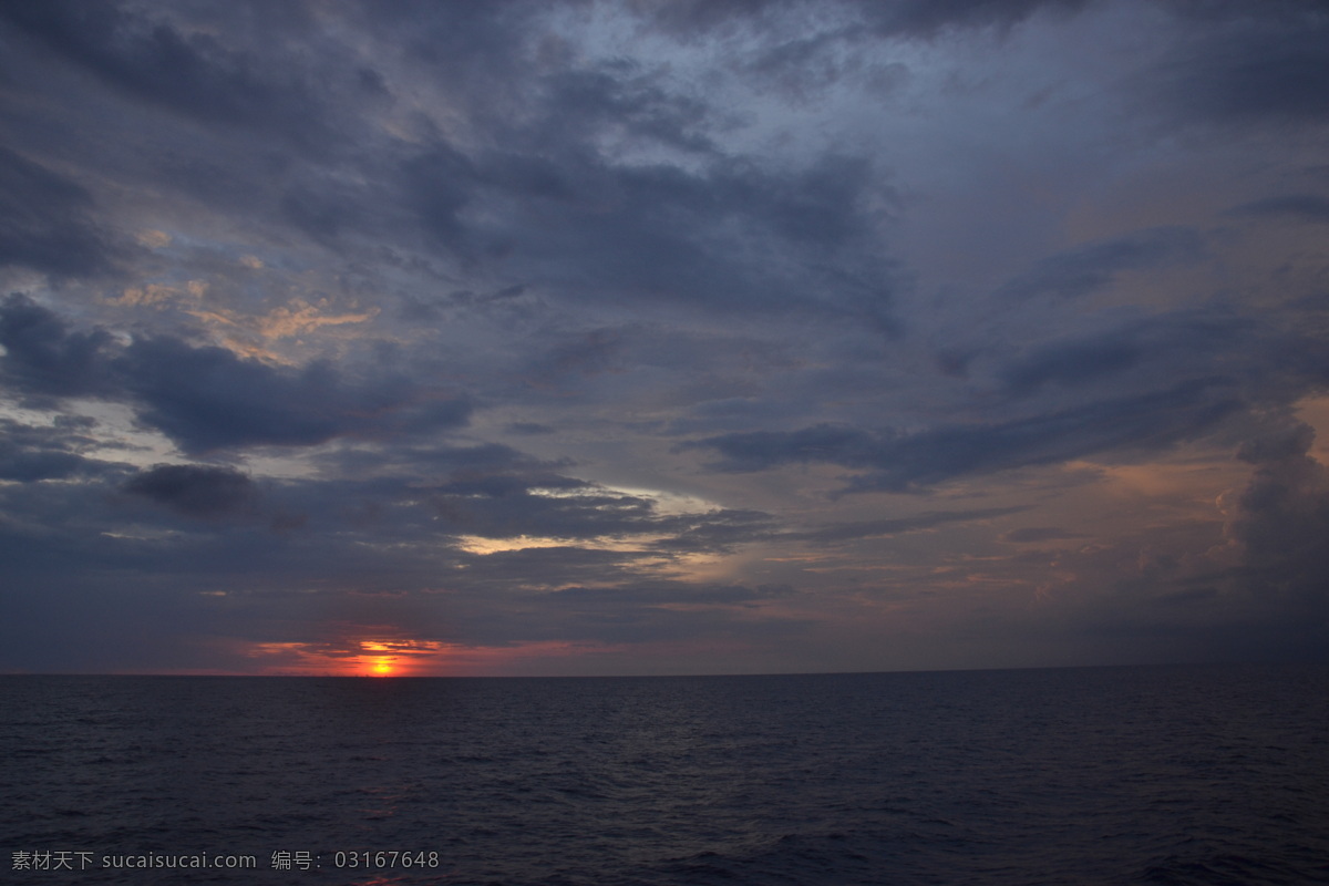 印度洋 落日 风景