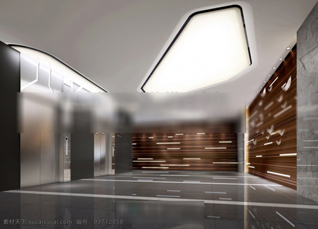 电梯 口 走廊 3d 模型 3d模型 3d模型下载 欧式风格 室内设计 现代风格 室内家装 中式风格模型