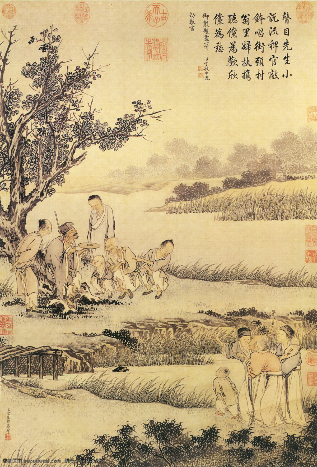 中国 风景 人物画 国画 花卉 中国画 中国传世名画 装饰素材 室内装饰用图