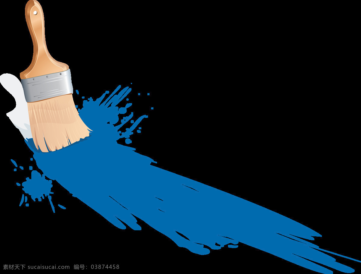 蓝色 颜料 毛刷 免 抠 透明 图 层 书画笔 水画笔 水彩画笔 水粉画笔 丙烯画笔 彩色画笔 创意刷子 ps刷子素材 软刷子 刷子笔 毛刷子 毛刷图片 画笔图片 粉刷刷子
