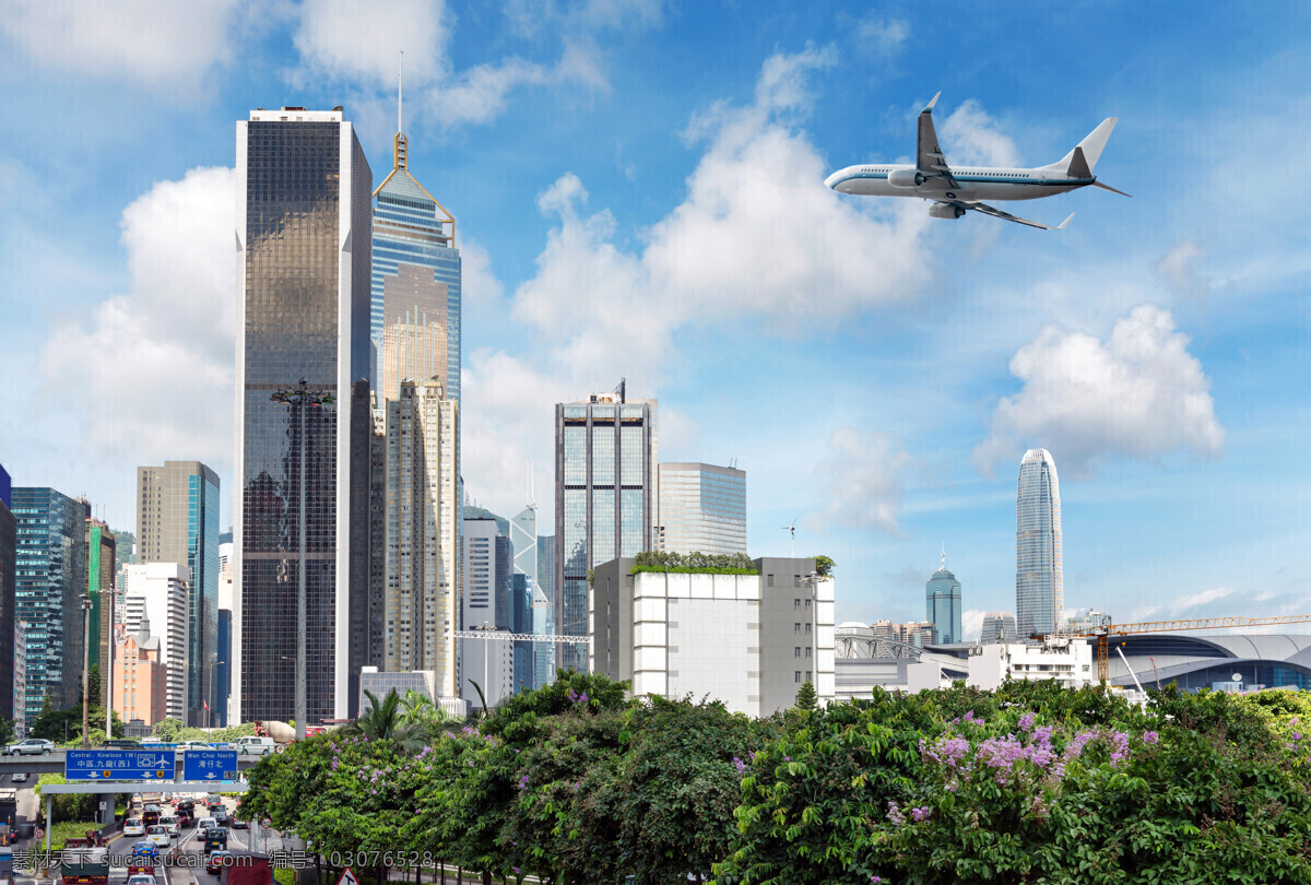 美丽 香港 风景 香港风景 飞机 城市风景 高楼大厦 摩天大楼 繁华城市 城市风光 建筑设计 环境家居