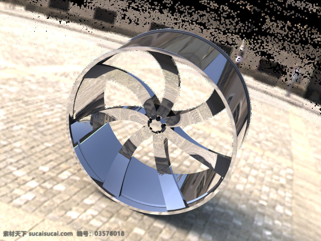 轮辋 机械设计 汽车 3d模型素材 其他3d模型