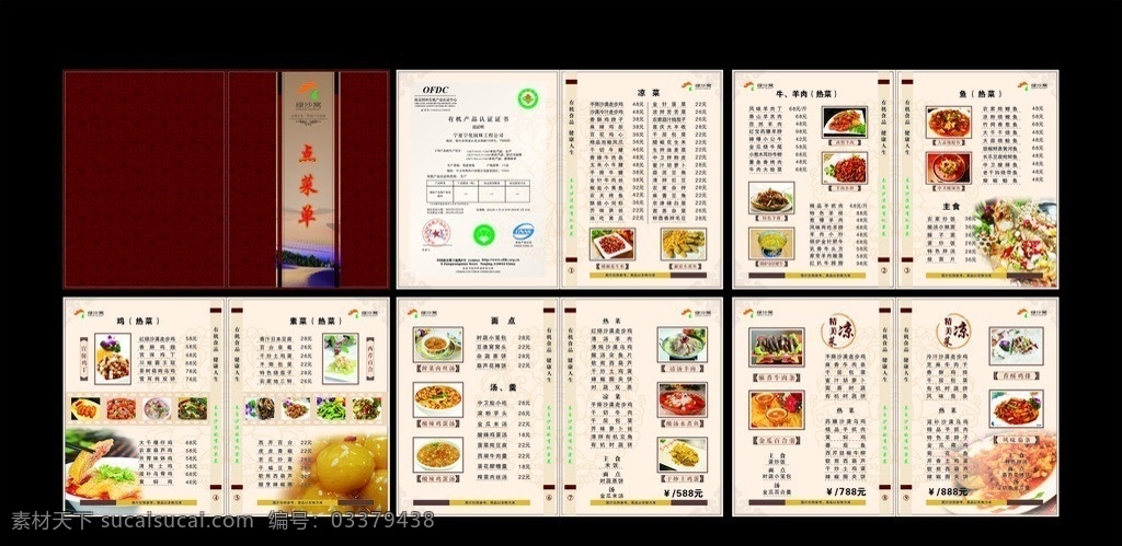 菜谱 菜单 画册 酒水单 内页 封面 沙坡头 宫保鸡丁 菜 菜品 炒菜 菜单菜谱 矢量